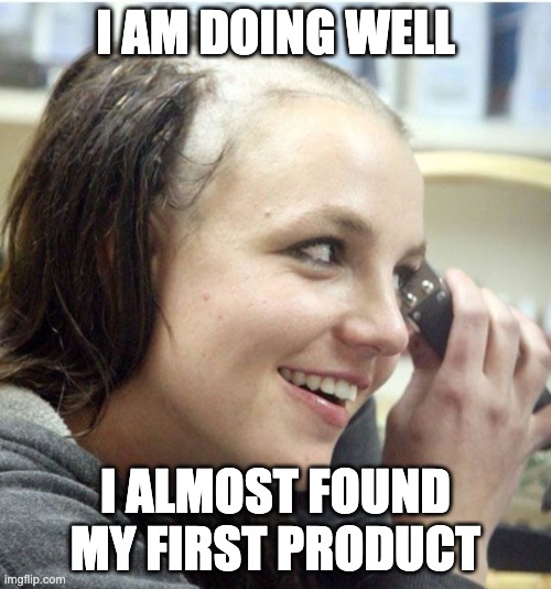 Product research meme for FBA sellers